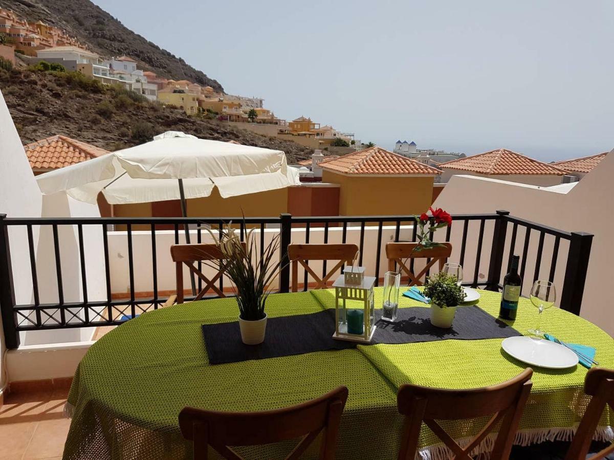 Villa Roque Del Conde With Fantastic Sea View, Terrace, Pool, Wifi, Sat-Tv, Garage Costa Adeje  Exteriör bild