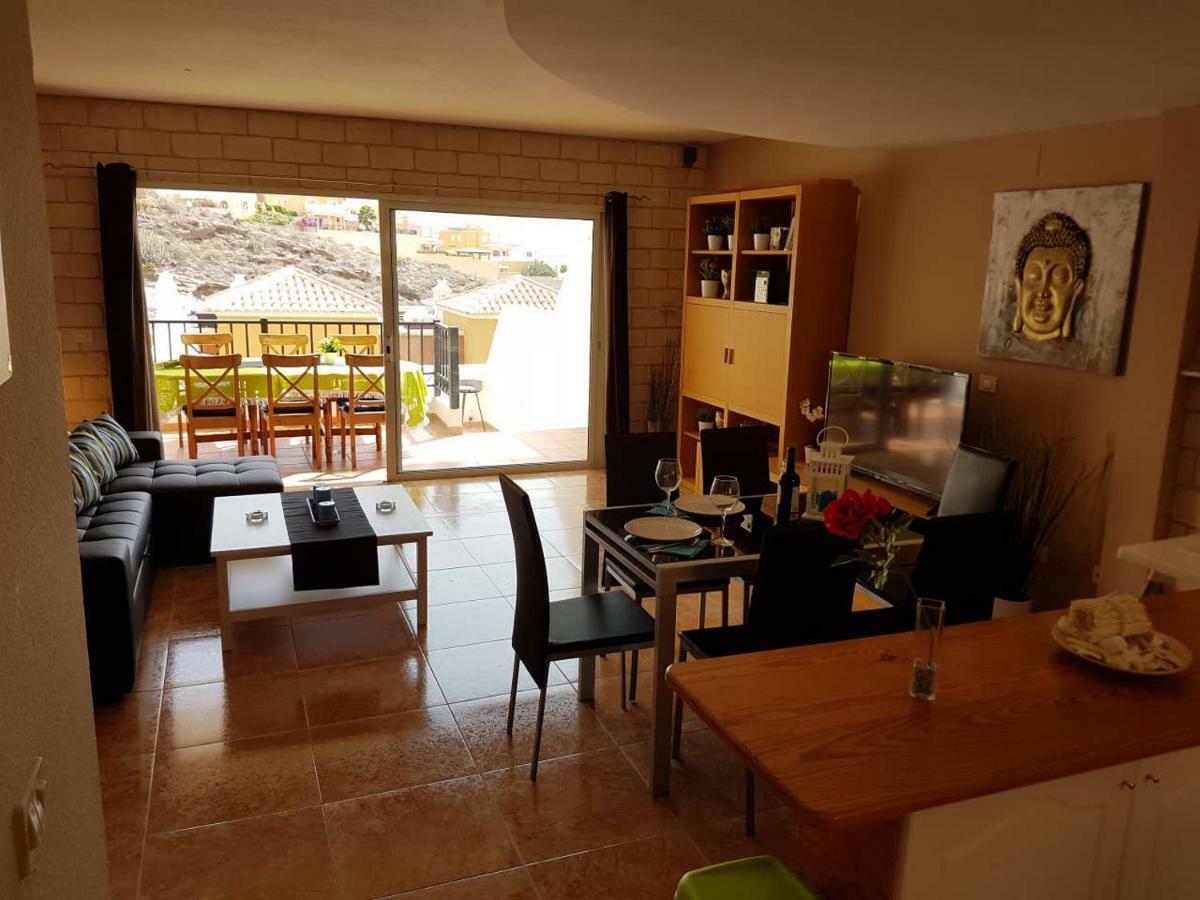 Villa Roque Del Conde With Fantastic Sea View, Terrace, Pool, Wifi, Sat-Tv, Garage Costa Adeje  Exteriör bild