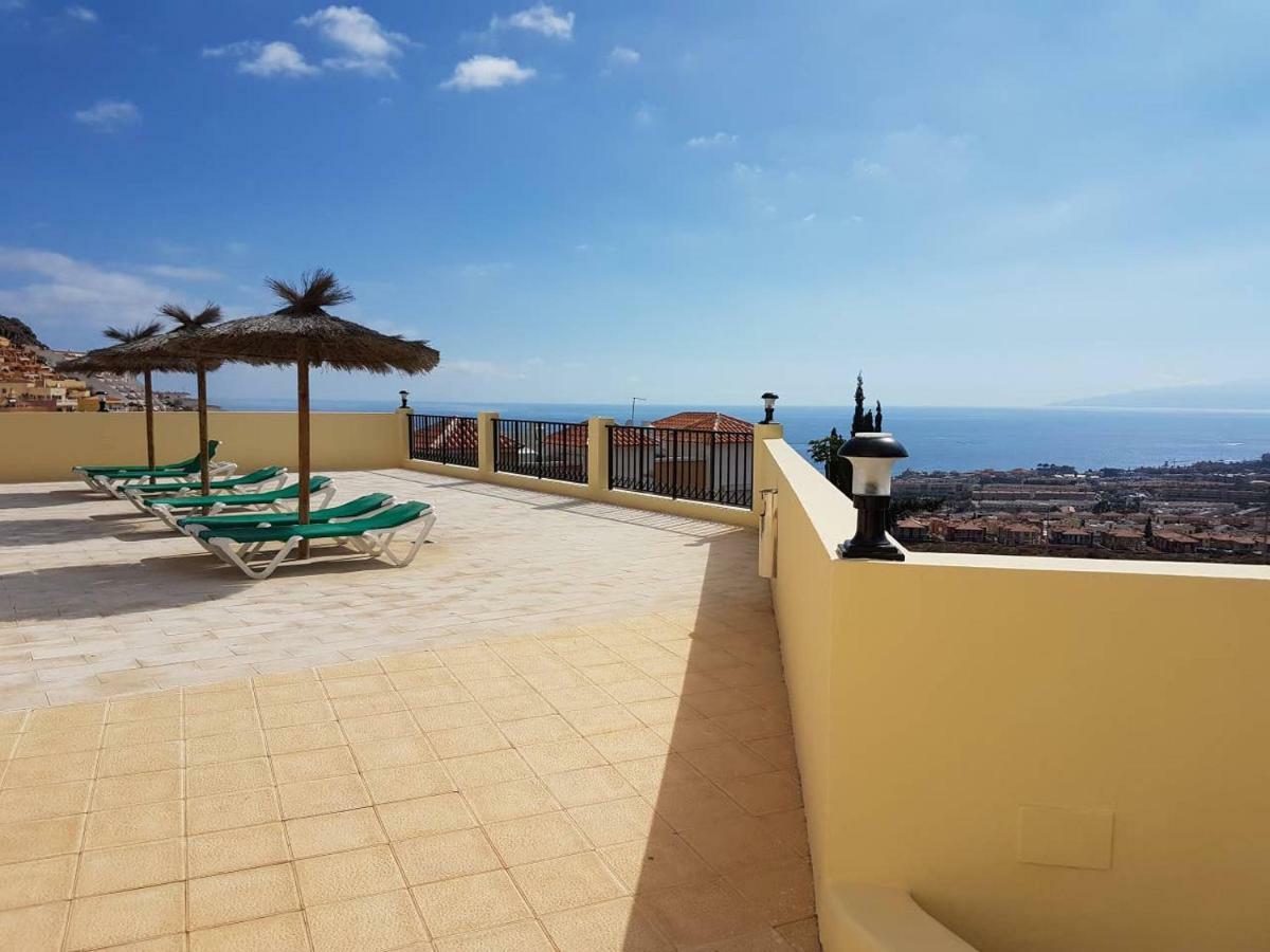 Villa Roque Del Conde With Fantastic Sea View, Terrace, Pool, Wifi, Sat-Tv, Garage Costa Adeje  Exteriör bild