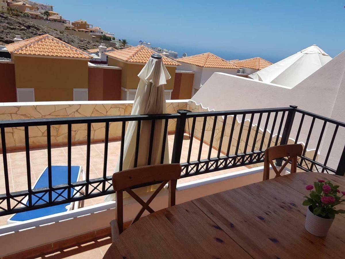 Villa Roque Del Conde With Fantastic Sea View, Terrace, Pool, Wifi, Sat-Tv, Garage Costa Adeje  Exteriör bild